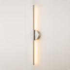 Applique murale de salle de bain à 1 lumière, linéaire et moderne, à intensité variable, à DEL intégrée, de 23,6 po
