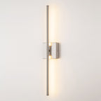 Applique murale de salle de bain à 1 lumière, linéaire et moderne, à intensité variable, à DEL intégrée, de 23,6 po