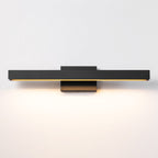 Applique murale LED intégrée rotative et linéaire noire moderne à 1 ampoule, à intensité variable et à changement de couleur