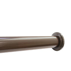 Tringle à rideau de douche ou de fenêtre réglable de 1 pouce montée sur tension