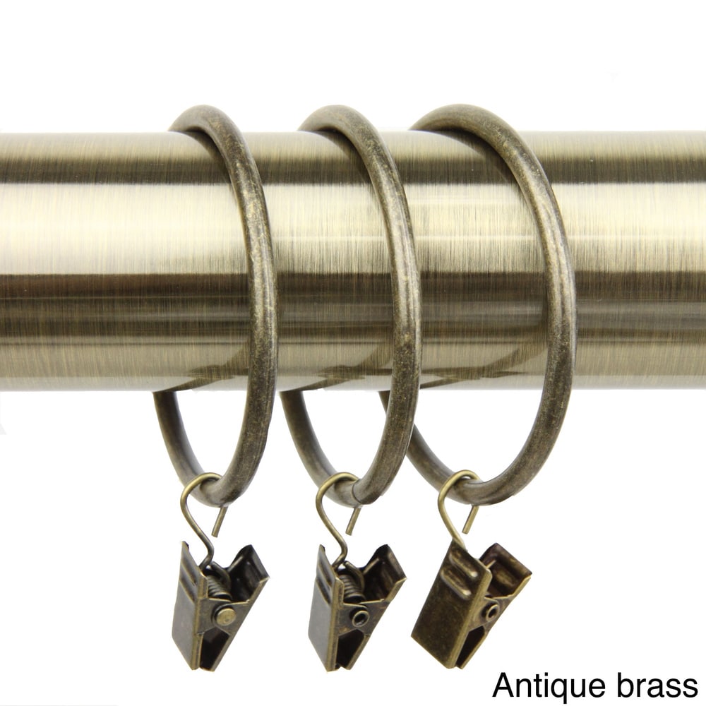 Anneaux de rideaux InStyleDesign de 2 pouces - Lot de 10