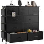 Commode à 10 tiroirs en tissu, armoire de rangement, unité de rangement pour chambre à coucher
