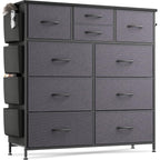 Commode à 10 tiroirs en tissu, armoire de rangement, unité de rangement pour chambre à coucher
