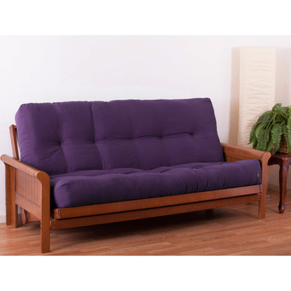Matelas futon en sergé de 10 pouces d'épaisseur (simple, double ou grand lit)