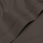 Parure de draps unie en coton égyptien de qualité supérieure 1000 fils au pouce carré
