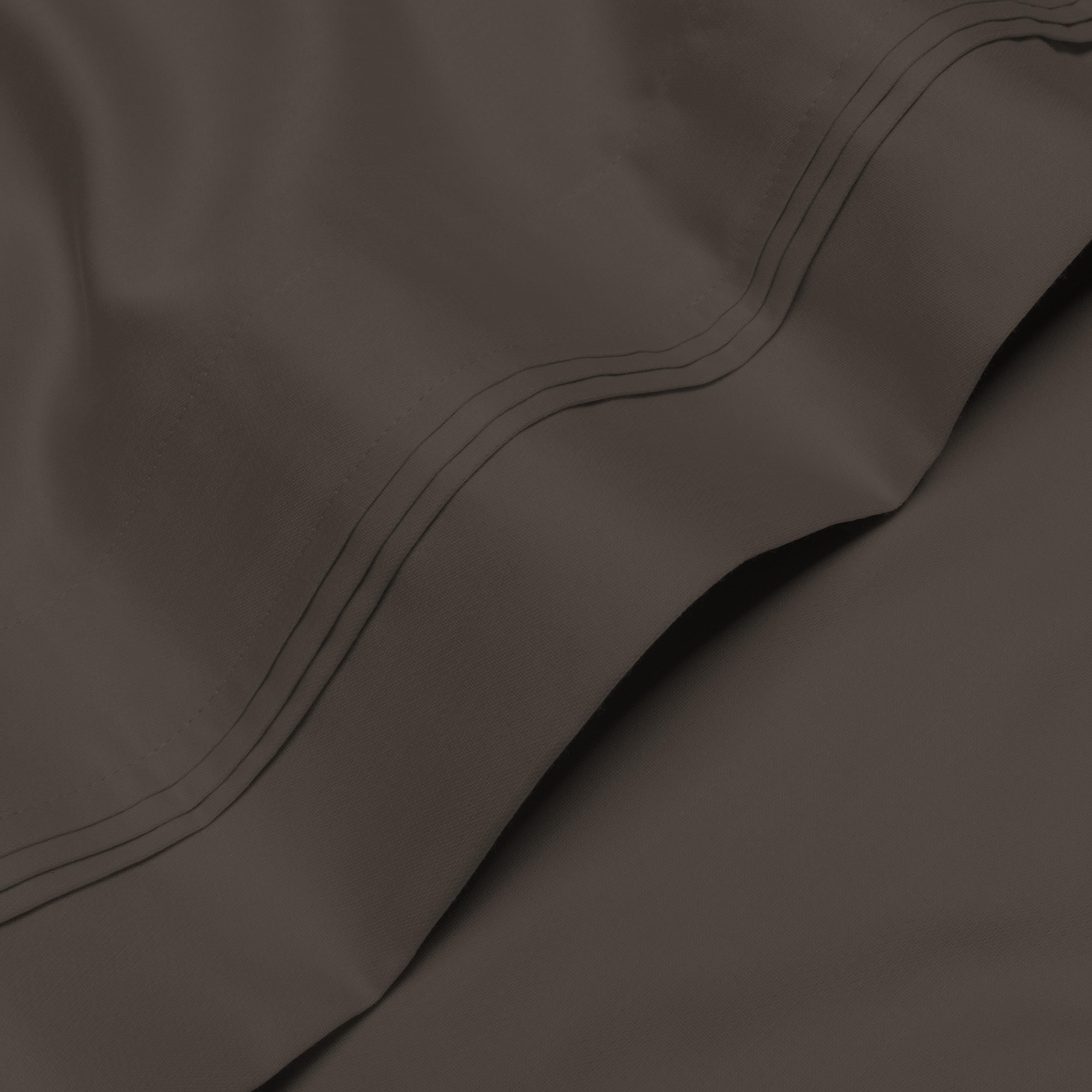 Parure de draps unie en coton égyptien de qualité supérieure 1000 fils au pouce carré