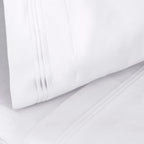Parure de draps unie en coton égyptien de qualité supérieure 1000 fils au pouce carré