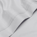 Parure de draps unie en coton égyptien de qualité supérieure 1000 fils au pouce carré