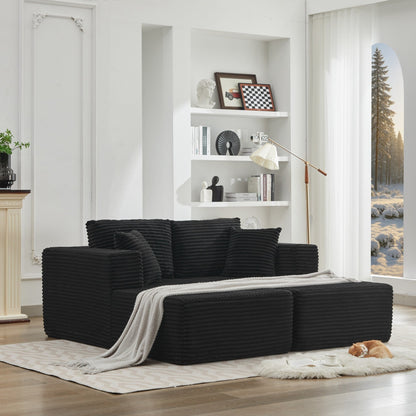 Canapé sectionnel Cloud 106, double chaise longue, canapé modulaire moderne à assise profonde pour salon, aucun assemblage requis