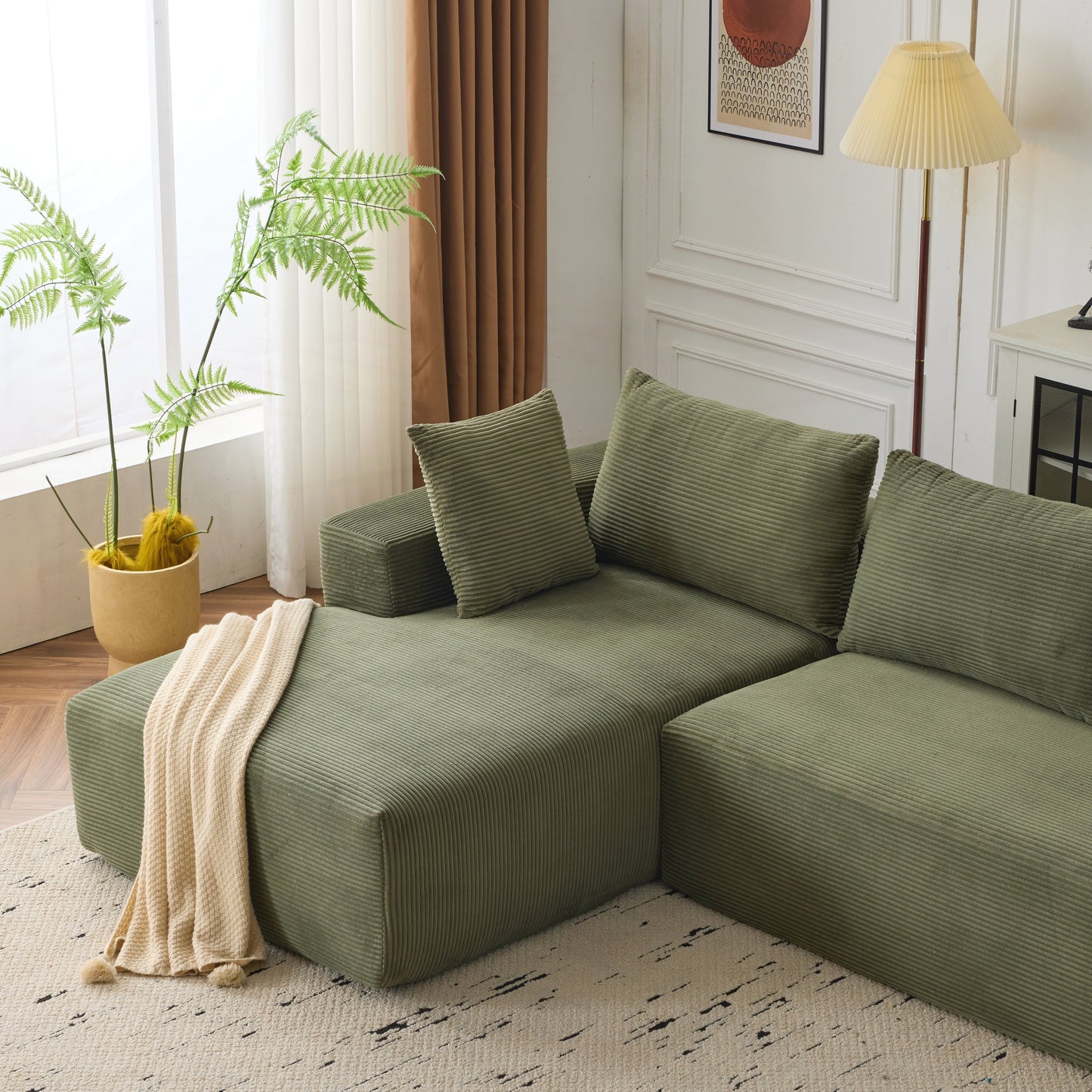 Canapé modulaire extra-profond 108X68 ​​pouces