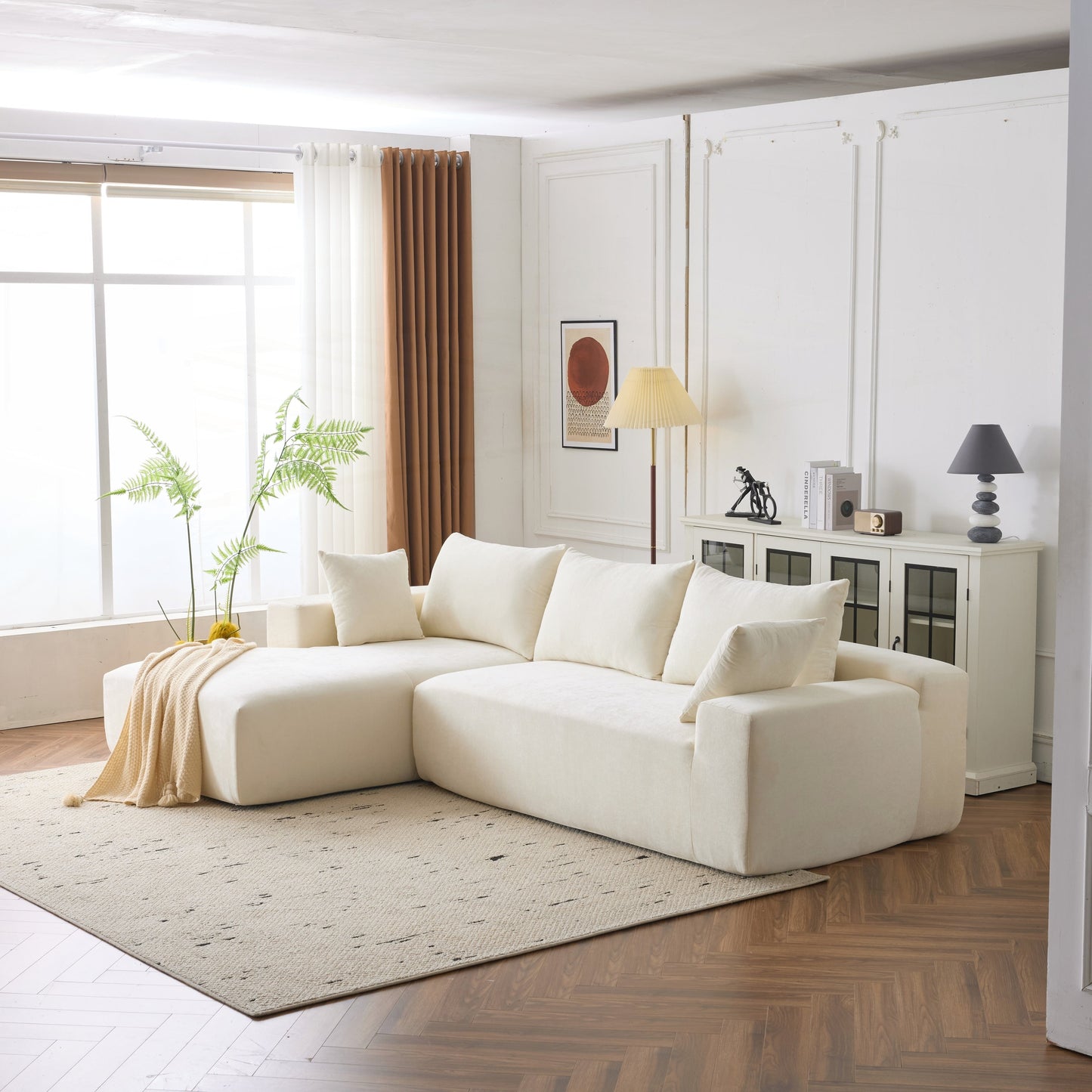 Canapé modulaire extra-profond 108X68 ​​pouces