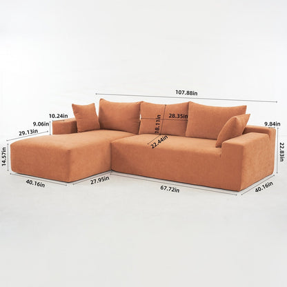 Canapé modulaire extra-profond 108X68 ​​pouces