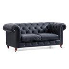 Durango Chesterfield Top Grain Leather Tufted Sofa