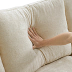 L'ensemble de canapés beiges Empress