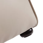 Cube Modular Khaki Genuine Leather Sectional