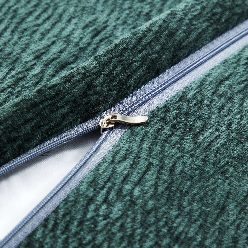 Le canapé d'angle en U vert impératrice