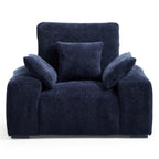 L'ensemble de canapés bleu marine Empress