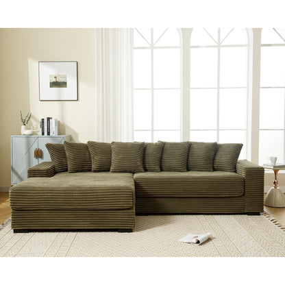 111.4 Canapé en flanelle verte, choix d'abri élégant - salon, chambre, bureau compagnon idéal