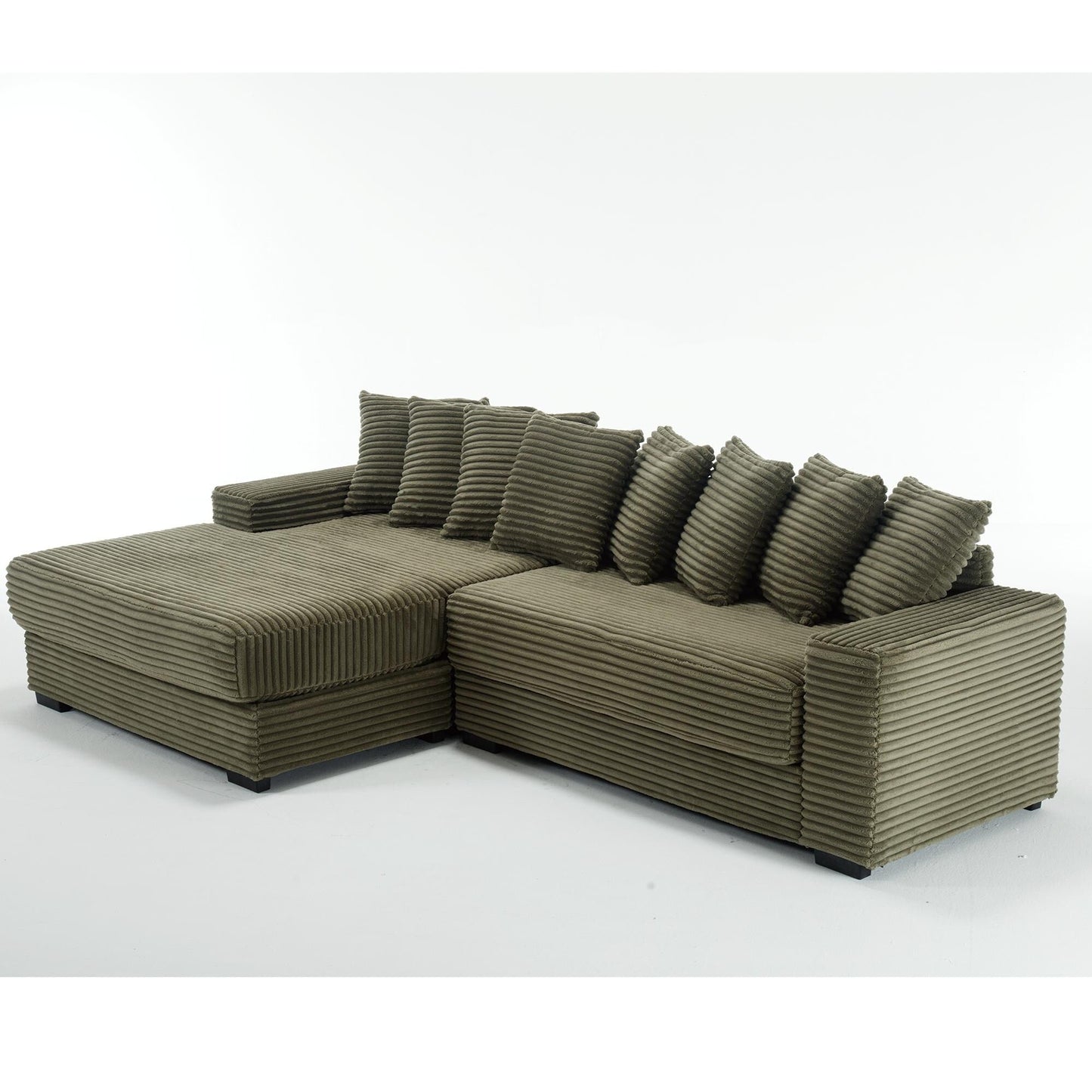 111.4 Canapé en flanelle verte, choix d'abri élégant - salon, chambre, bureau compagnon idéal