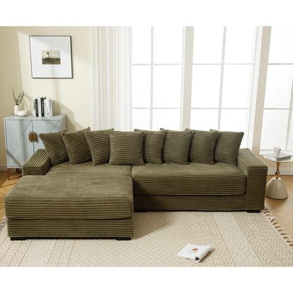111.4 Canapé en flanelle verte, choix d'abri élégant - salon, chambre, bureau compagnon idéal