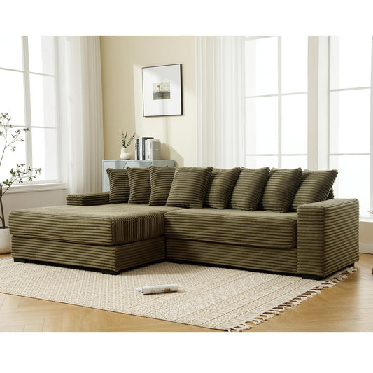 111.4 Canapé en flanelle verte, choix d'abri élégant - salon, chambre, bureau compagnon idéal