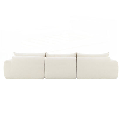 Canapé entièrement compressé de 116 pouces avec mousse haute densité