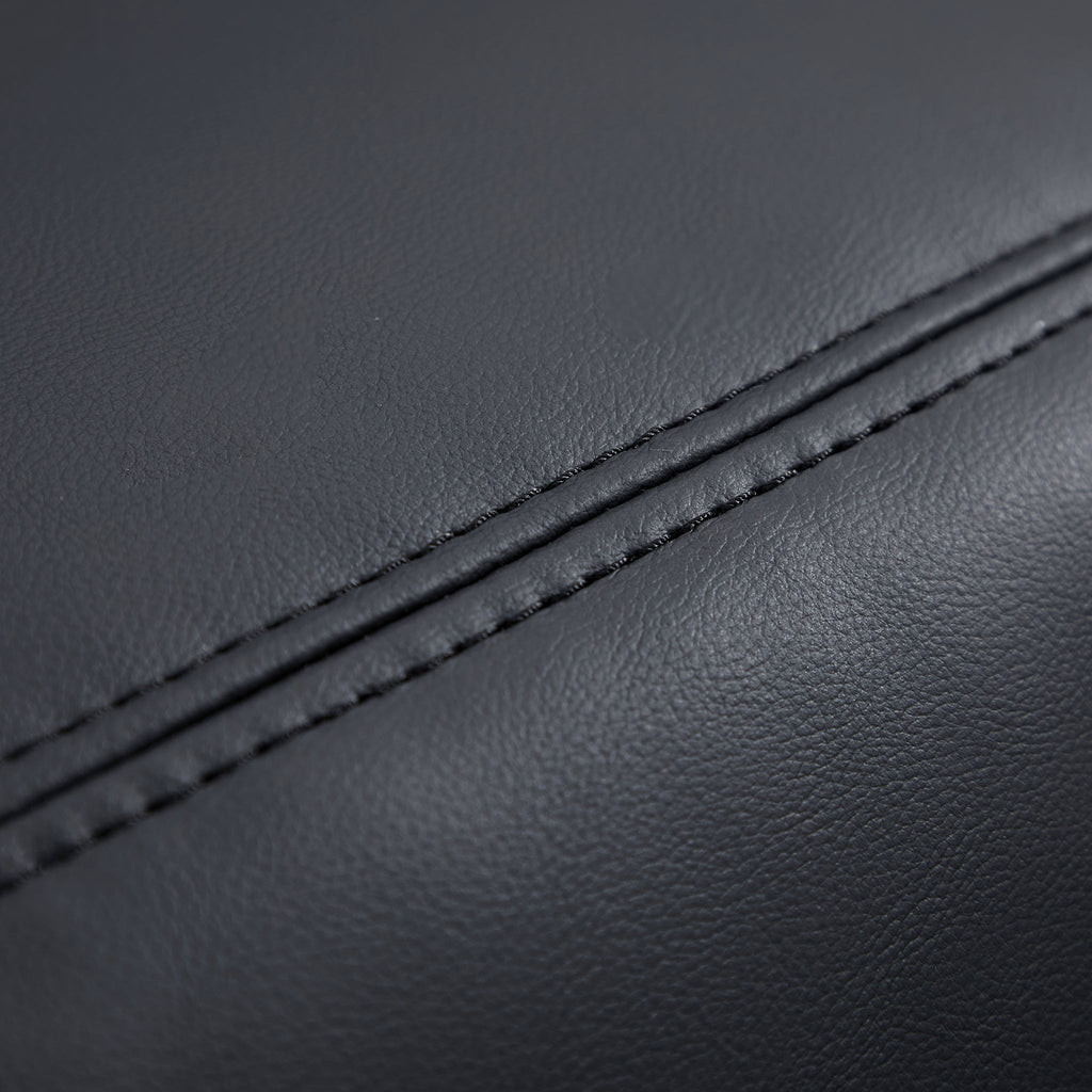 Blazer Black Leather Sofa