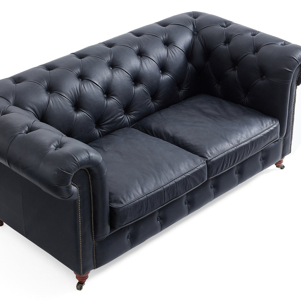 Durango Chesterfield Top Grain Leather Tufted Sofa