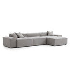 Canapé modulable Freedom beige avec pouf