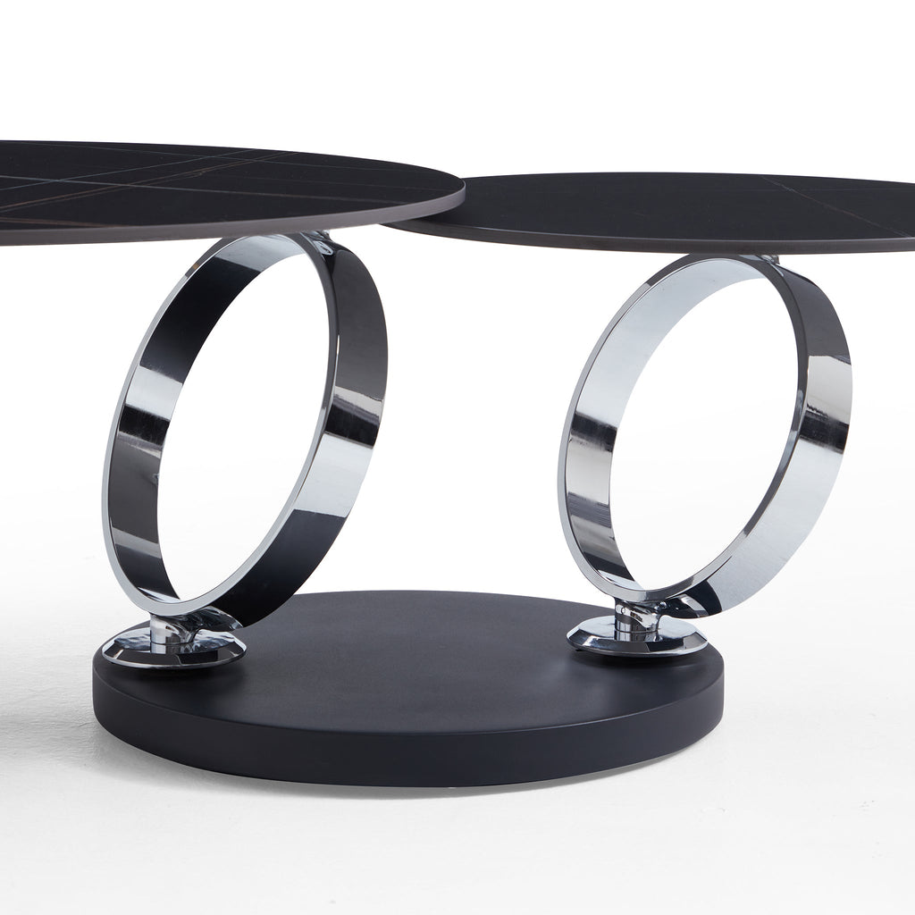 Table basse rotative moderne Satellite