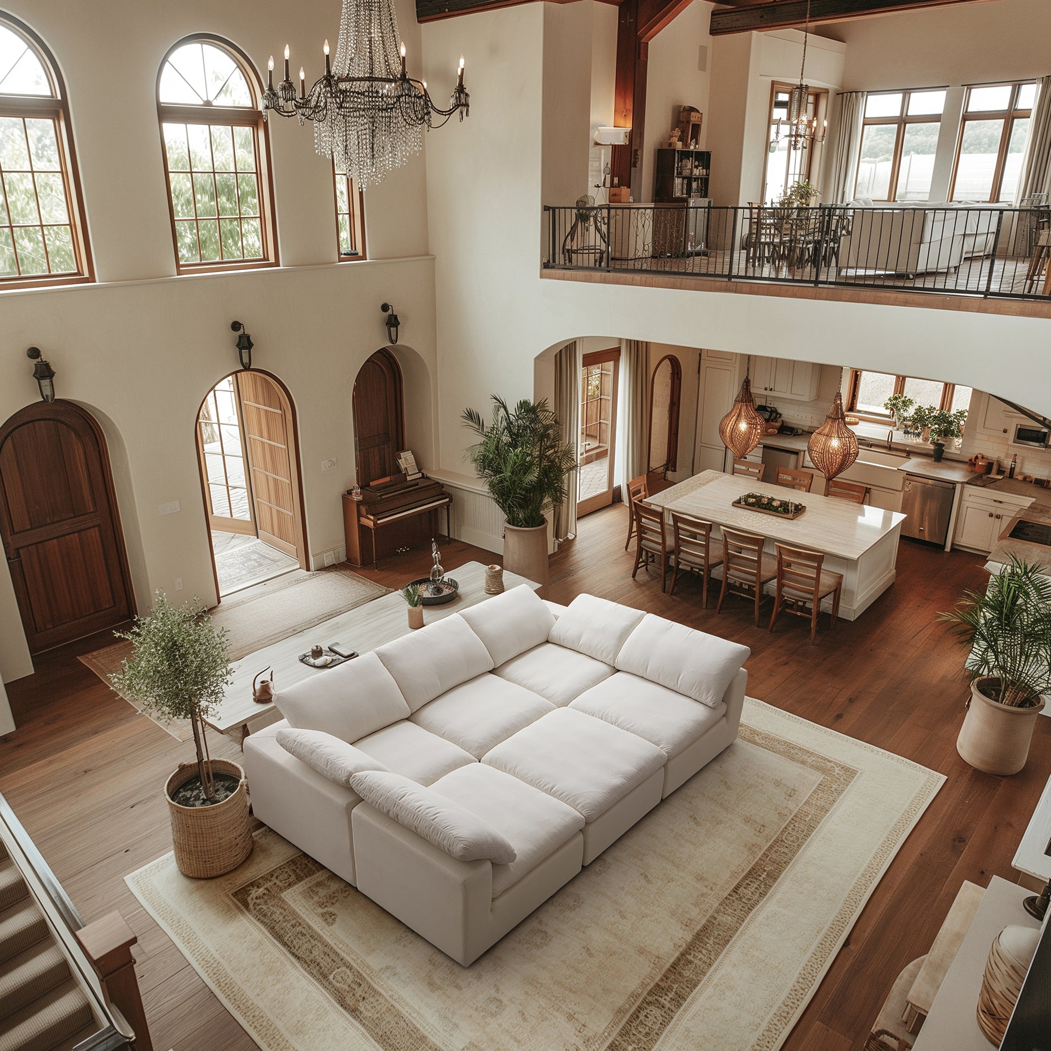 Canapé-lit gris tendre Wabi-Sabi