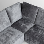 Le canapé d'angle sectionnel beige Empress