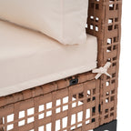 Ensemble de sièges d'extérieur sectionnels Patip avec coussins