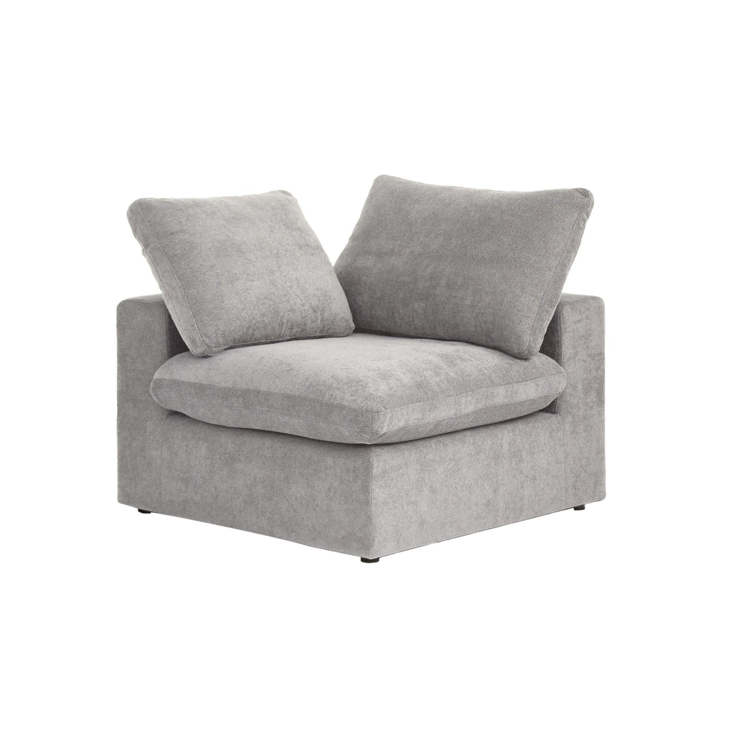 Canapé sectionnel moderne en forme de L de 120 pouces, canapé modulaire en lin avec pouf de rangement