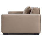 Domus Modular Khaki Leather Sofa