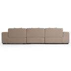 Domus Modular Khaki Leather Sofa