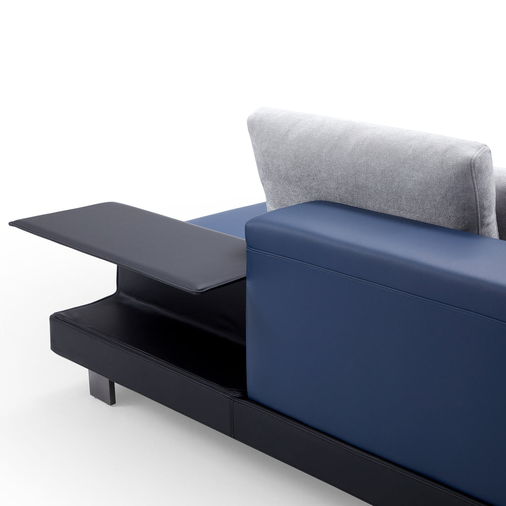 Connery Minimalist White Sectional