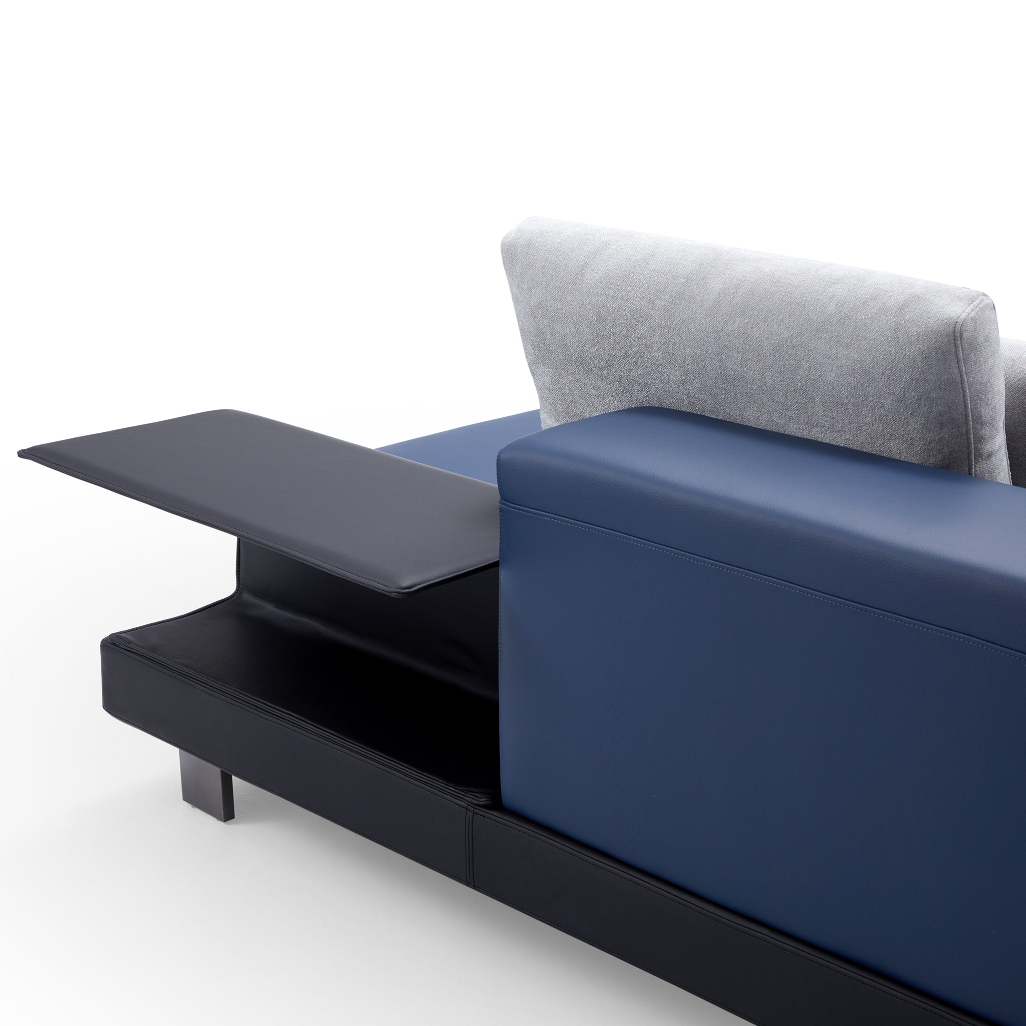 Connery Minimalist White Sectional