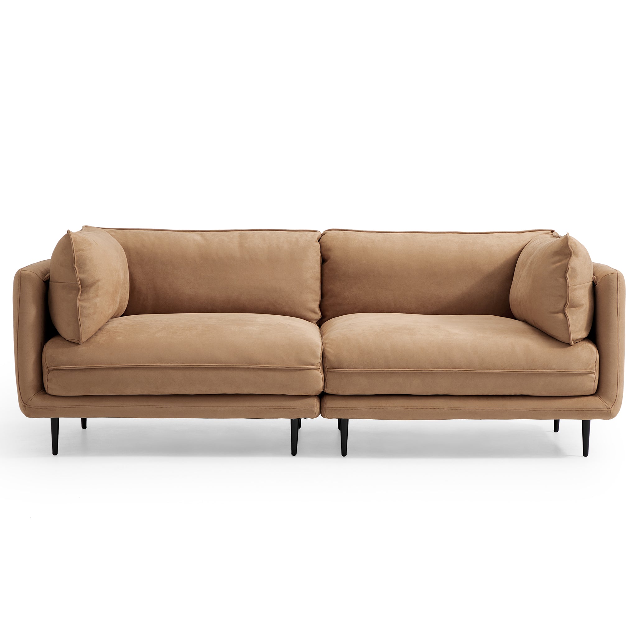 Vanilla Camel Fabric Sofa