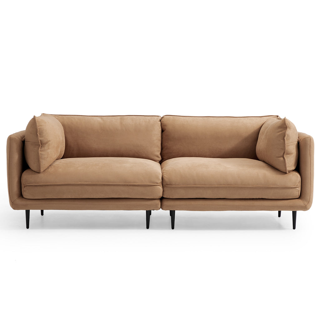 Vanilla Camel Fabric Sofa