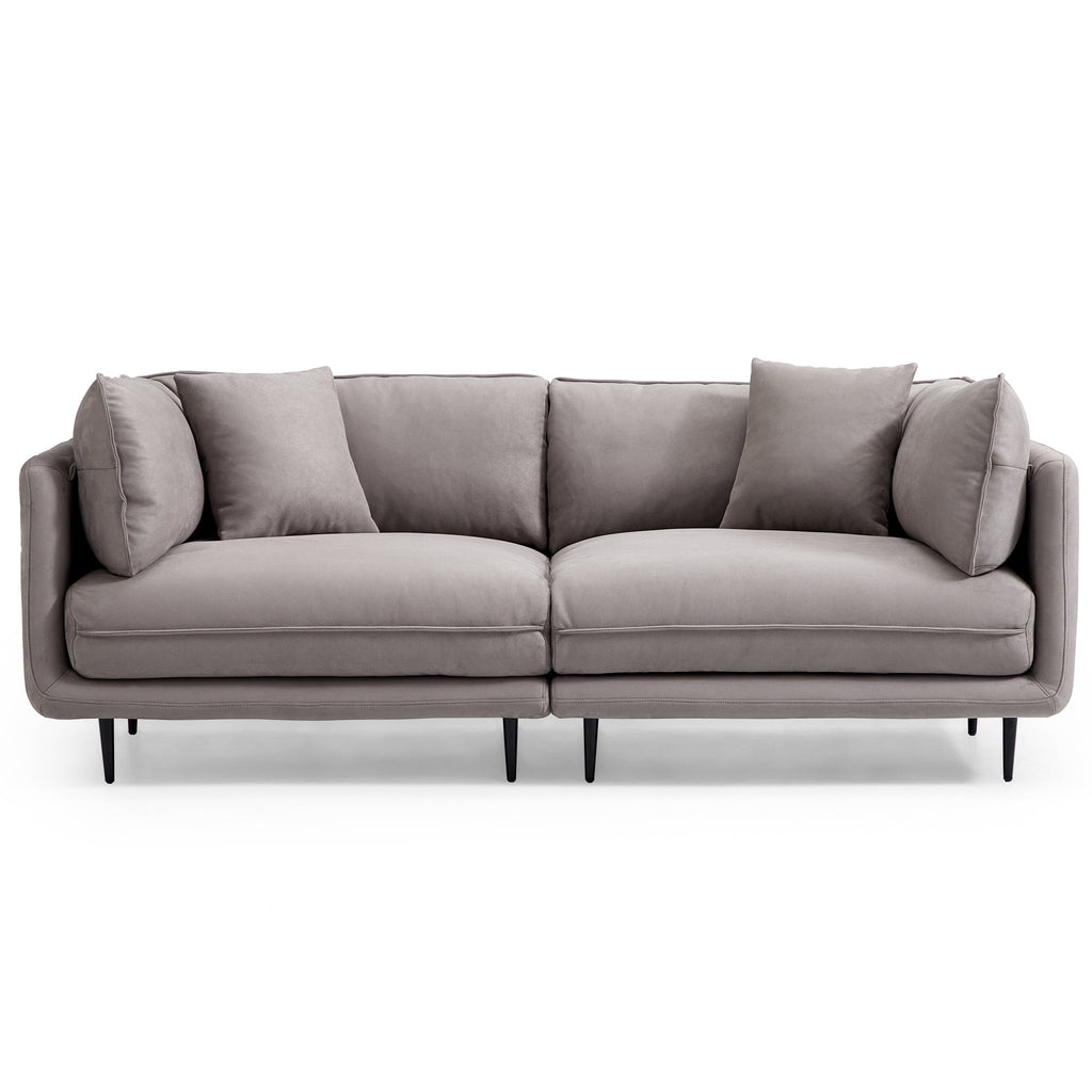 Vanilla Camel Fabric Sofa