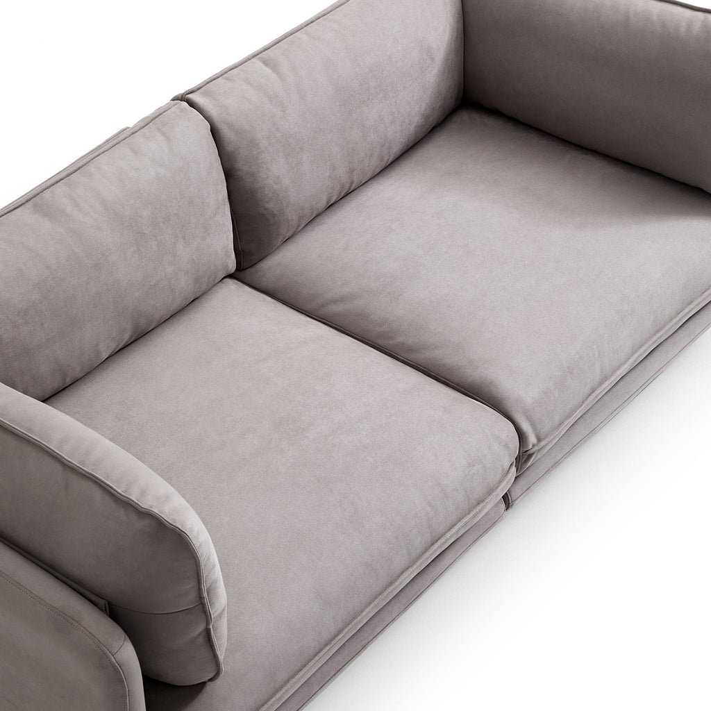 Vanilla Camel Fabric Sofa