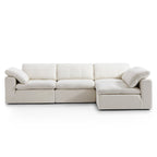 Canapé d'angle en L beige Tender Wabi-Sabi