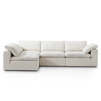 Canapé d'angle en L beige Tender Wabi-Sabi