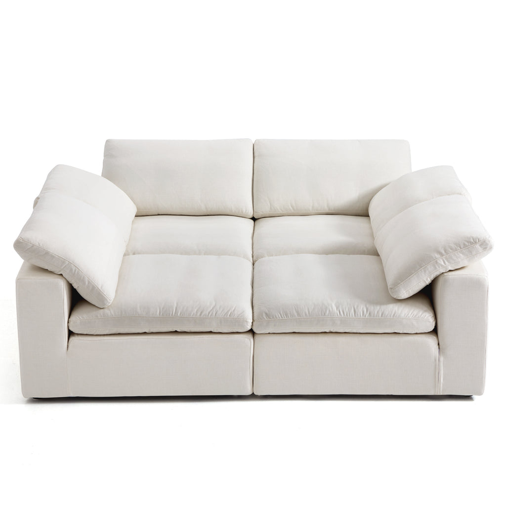 Canapé-lit gris tendre Wabi-Sabi