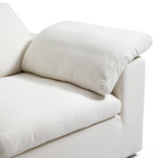 Canapé d'angle en L beige Tender Wabi-Sabi