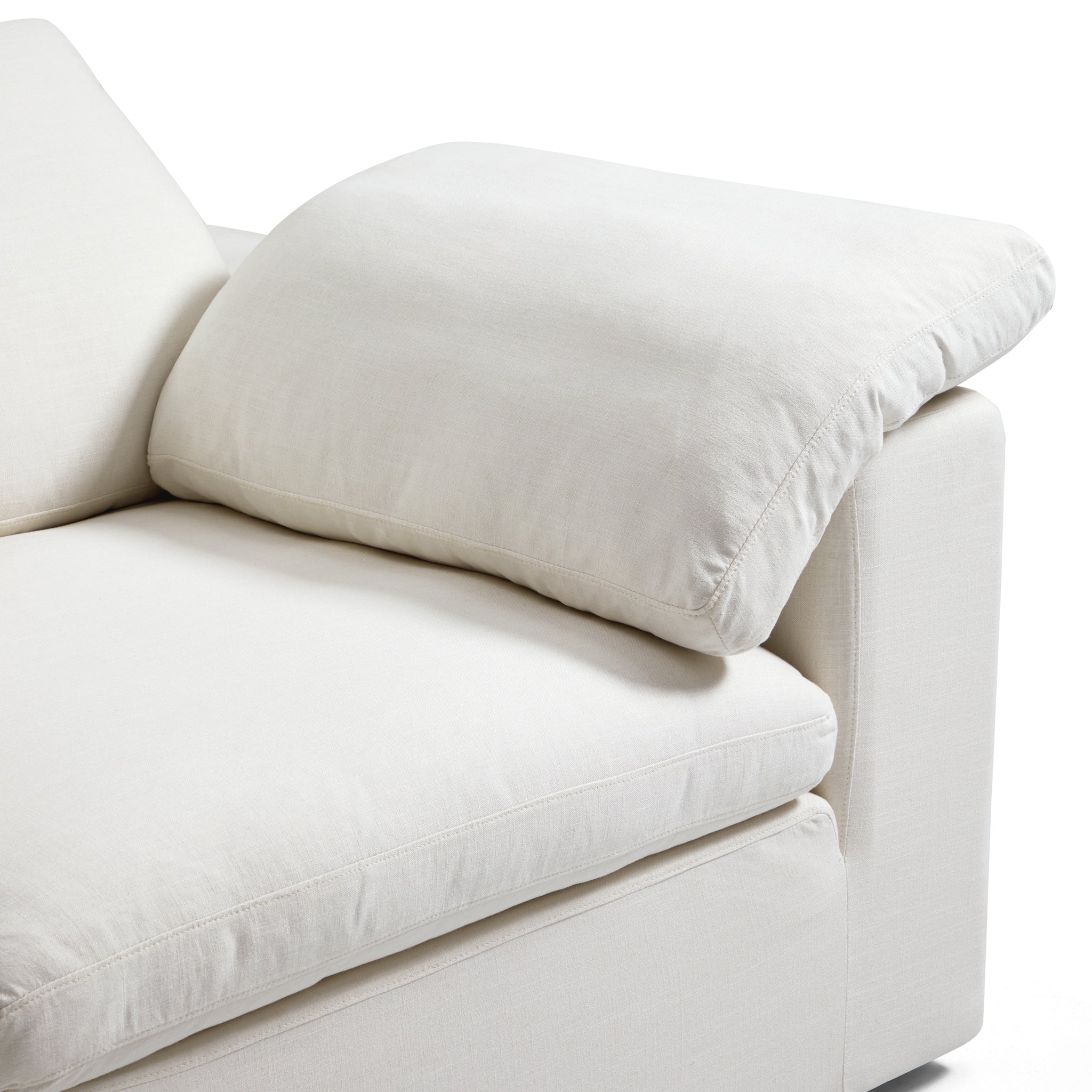 Canapé d'angle en L beige Tender Wabi-Sabi