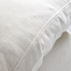 Canapé d'angle beige en forme de U Tender Wabi-Sabi avec extrémités ouvertes