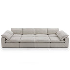 Canapé-lit gris tendre Wabi-Sabi