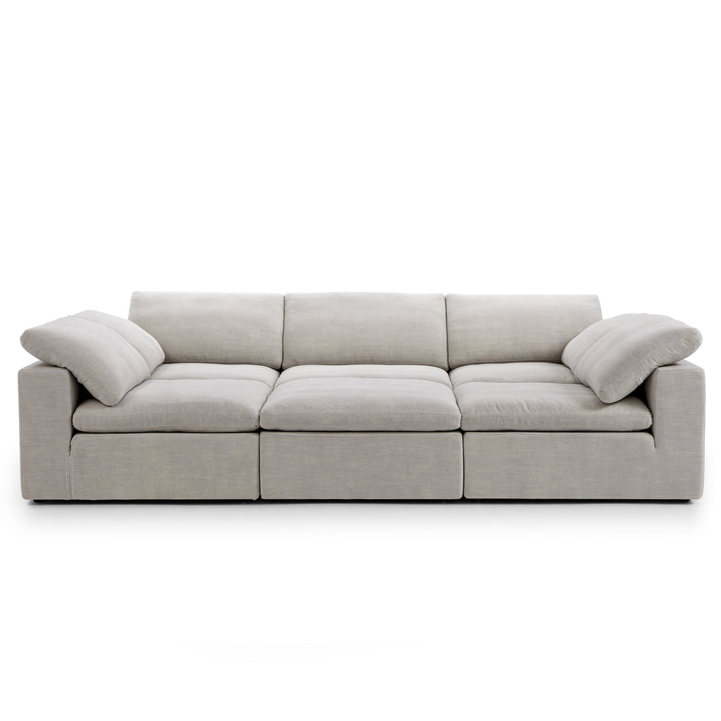 Canapé-lit gris tendre Wabi-Sabi